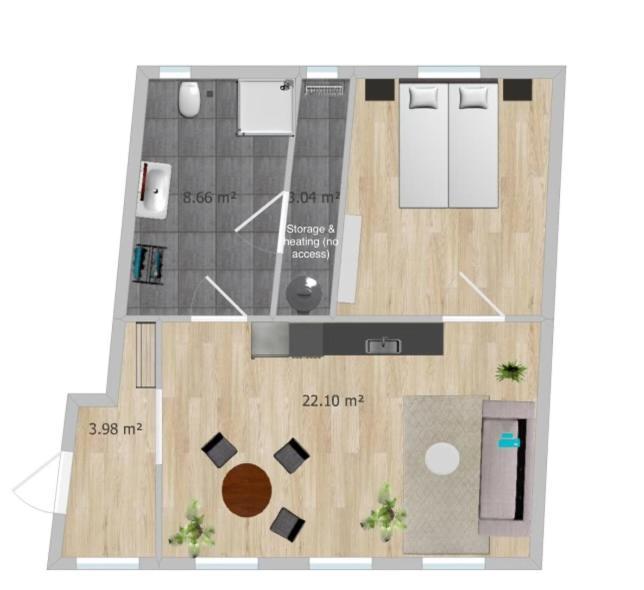 Altbau Charme In Der Nuernberger Innenstadt Esterno foto